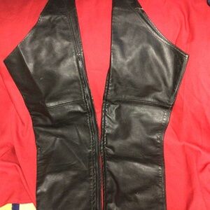 Biker leather CHAPS